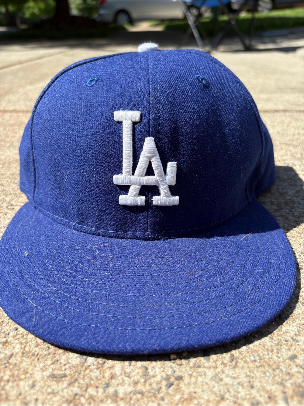 New Era Kids LA Dodgers Navy and White Baseball Hat